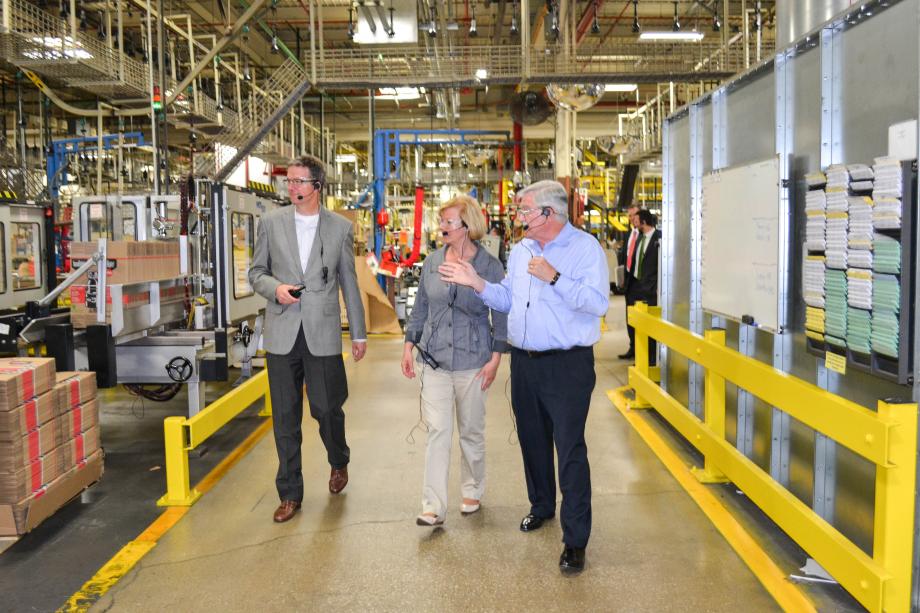Sen. Baldwin visits Insinkerator