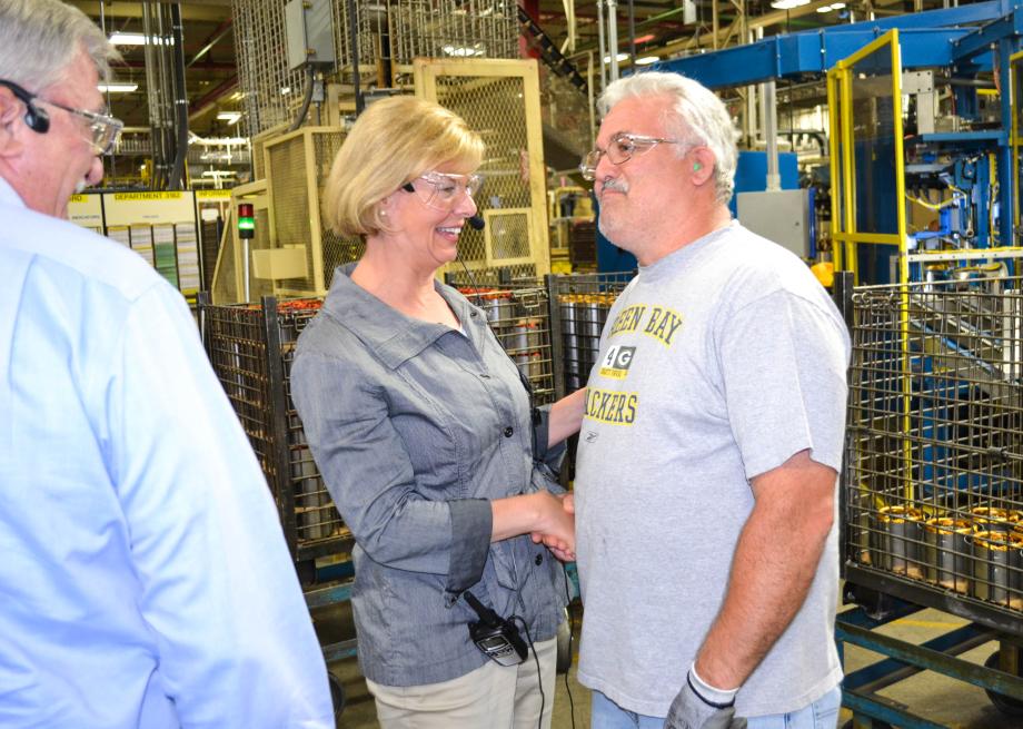 Sen. Baldwin visits Insinkerator